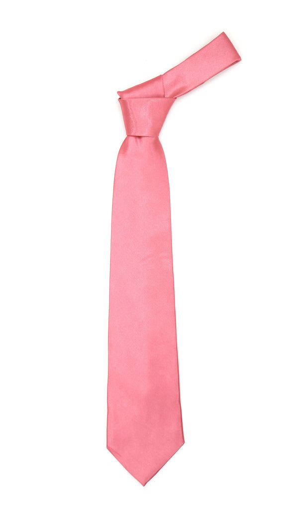 Premium Microfiber Hot Pink Necktie - FHYINC best men