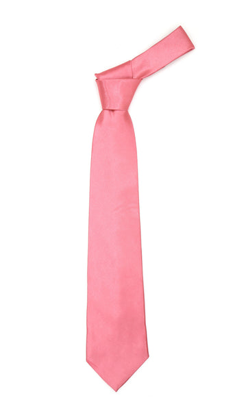 Premium Microfiber Hot Pink Necktie - FHYINC best men's suits, tuxedos, formal men's wear wholesale