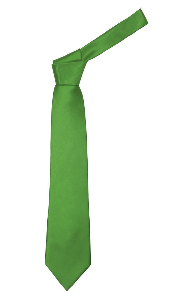 Premium Microfiber Kelly Green Necktie - FHYINC best men
