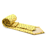 Mosquito Yellow Necktie with Handkerchief Set - FHYINC best men's suits, tuxedos, formal men's wear wholesale