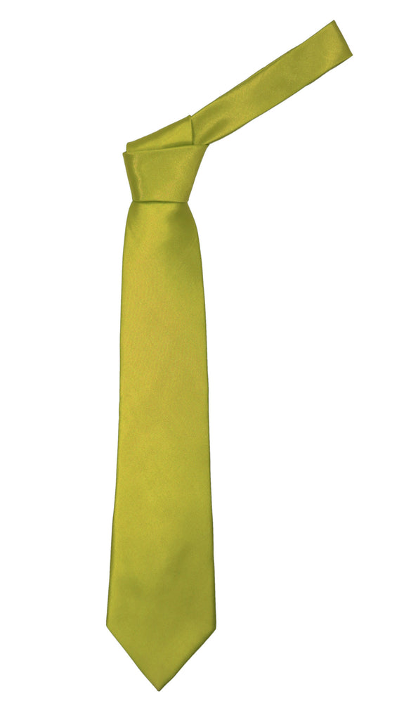 Premium Microfiber Olive Green Necktie - FHYINC best men
