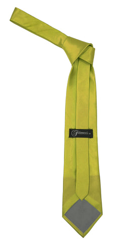 Premium Microfiber Olive Green Necktie