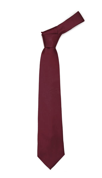 Premium Microfiber Plum Necktie - FHYINC best men's suits, tuxedos, formal men's wear wholesale