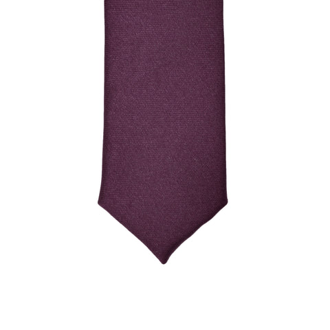 Super Skinny Dark Purple Shiny Slim Tie