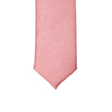Super Skinny Pink Shiny Slim Tie - FHYINC best men's suits, tuxedos, formal men's wear wholesale