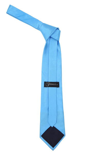 Premium Microfiber Turquoise Necktie - FHYINC best men's suits, tuxedos, formal men's wear wholesale