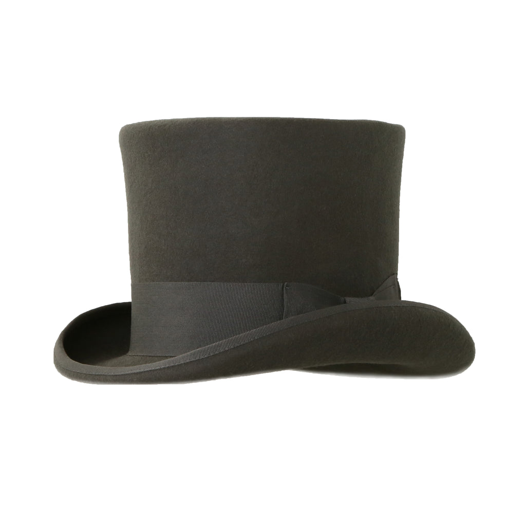 Charcoal Wool Top Hat - FHYINC best men