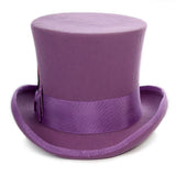 Premium Purple Wool Top Hat - FHYINC best men's suits, tuxedos, formal men's wear wholesale