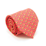 Pots Red Necktie with Handkerchief Set - FHYINC best men's suits, tuxedos, formal men's wear wholesale