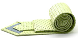 Mens Dads Classic Green Geometric Pattern Business Casual Necktie & Hanky Set UO-2 - FHYINC best men's suits, tuxedos, formal men's wear wholesale