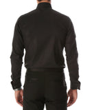 Ferrecci Men's Venice Slim Fit Pique Lay Down Collar Shirt - FHYINC best men's suits, tuxedos, formal men's wear wholesale