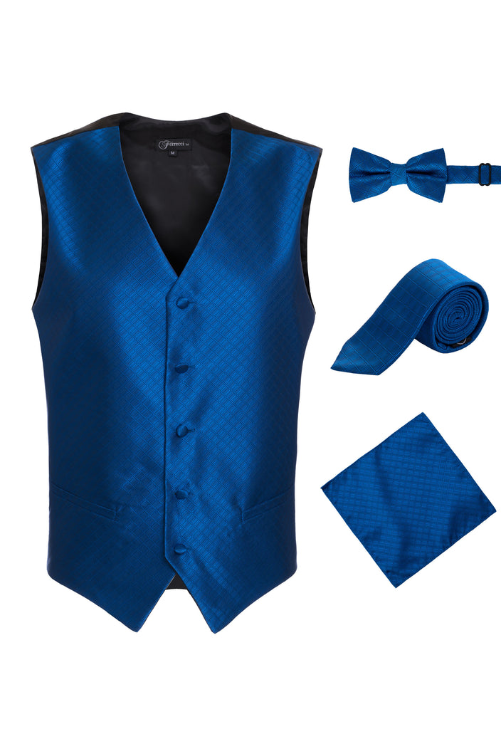 Ferrecci Mens 300-8 Royal Diamond Vest Set - FHYINC best men