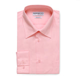 Ferrecci Virgo Pink Regular Fit Dress Shirt - FHYINC best men's suits, tuxedos, formal men's wear wholesale