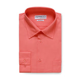 Ferrecci Virgo Coral Regular Fit Dress Shirt - FHYINC best men's suits, tuxedos, formal men's wear wholesale