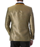 Men's Webber Black & Gold Modern Fit Shawl Collar Tuxedo Blazer - FHYINC best men's suits, tuxedos, formal men's wear wholesale