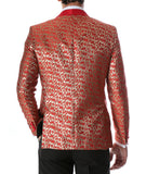 Men's Webber Red Modern Fit Shawl Collar Tuxedo Blazer - FHYINC best men's suits, tuxedos, formal men's wear wholesale