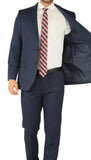 Windsor Navy Slim Fit 2pc Suit - FHYINC best men's suits, tuxedos, formal men's wear wholesale