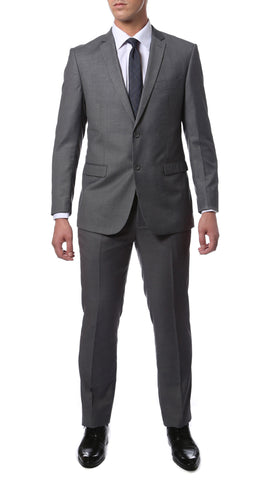 ZNL101 Charcoal Slim Fit Modern Men's 2 pc Suit