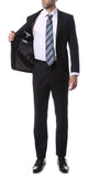 Mens ZNL22S 2pc 2 Button Slim Fit Navy Blue Zonettie Suit - FHYINC best men's suits, tuxedos, formal men's wear wholesale