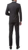 Mens ZNL22S 2pc 2 Button Slim Fit Charcoal Grey Zonettie Suit - FHYINC best men's suits, tuxedos, formal men's wear wholesale
