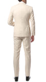 Mens ZNL22S 2pc 2 Button Slim Fit Tan Zonettie Suit - FHYINC best men's suits, tuxedos, formal men's wear wholesale