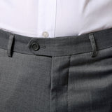 Mens ZNL22S 2pc 2 Button Slim Fit Grey Zonettie Suit - FHYINC best men's suits, tuxedos, formal men's wear wholesale