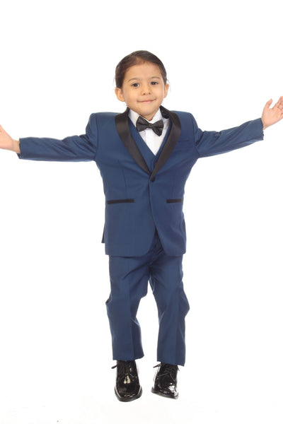 Ultimate Elegance: Boys' Shawl Collar Tuxedo for Dapper Occasions