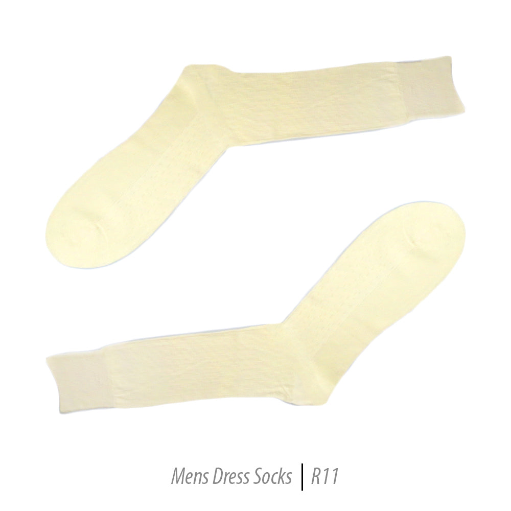 Men's Short Nylon Socks R11 - Bone - FHYINC best men's suits, tuxedos, formal men's wear wholesale