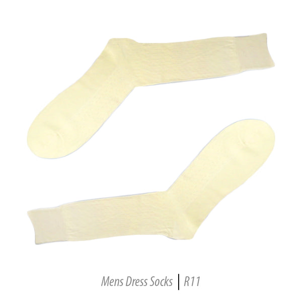 Men's Short Nylon Socks R11 - Bone - FHYINC best men's suits, tuxedos, formal men's wear wholesale