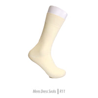 Men's Short Nylon Socks R11 - Bone - FHYINC best men's suits, tuxedos, formal men's wear wholesale