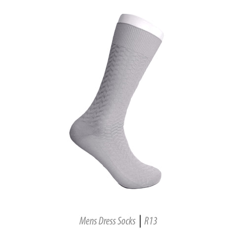 Men's Short Nylon Socks R13 - Silver