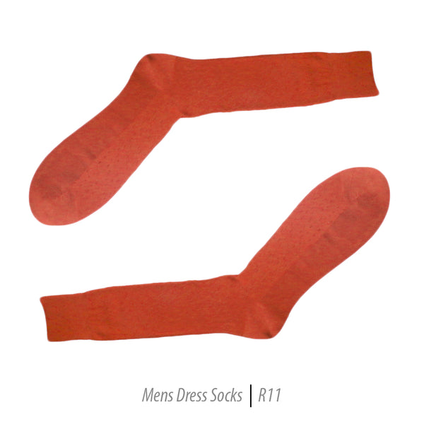 Men's Short Nylon Socks R11 - Rust - FHYINC best men's suits, tuxedos, formal men's wear wholesale
