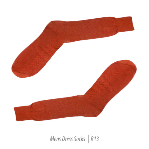 Men's Short Nylon Socks R13 - Rust