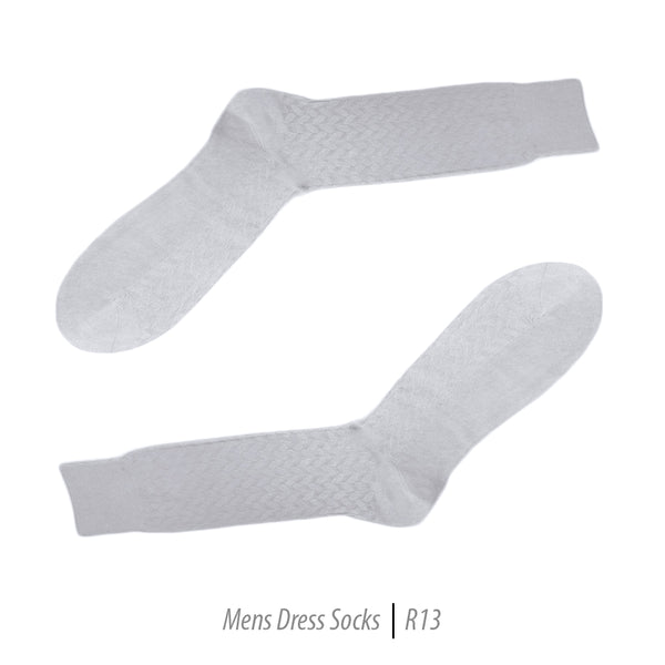 Men's Short Nylon Socks R13 - Silver - FHYINC best men's suits, tuxedos, formal men's wear wholesale