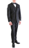 TX100 Men's Premium Black Slim Fit 2 pc Tuxedo - FHYINC best men's suits, tuxedos, formal men's wear wholesale